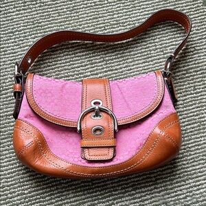 Vintage Coach Y2K Soho Signature C Shoulder Bag